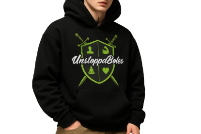 Picture of UnstoppaBoles Oversized Hoodie – Premium Streetwear with Embroidered Crest & NFC Tag