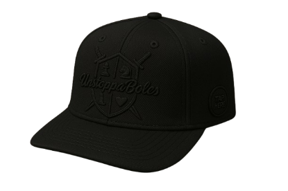 Picture of UnstoppaBoles Embroidered Snapback Cap – Black | NFC-Enabled Streetwear Hat