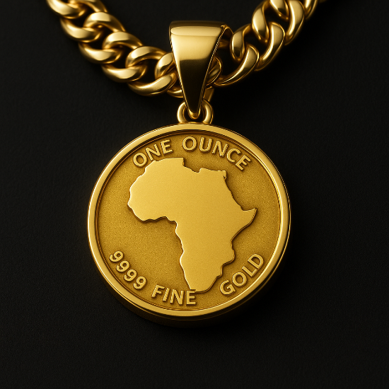 Picture of Afro Gold Dollar Collectible Coin